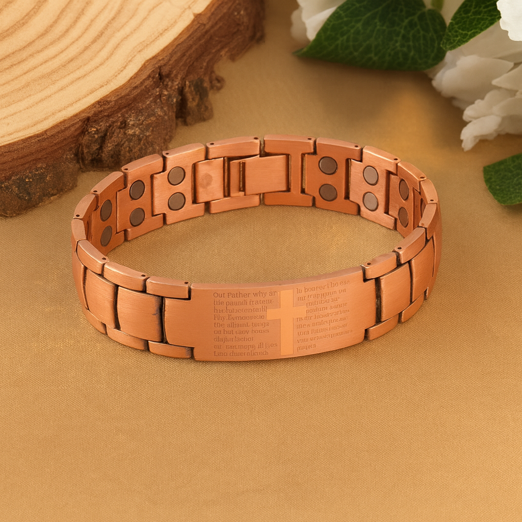 The Providence Copper Prayer Bracelet