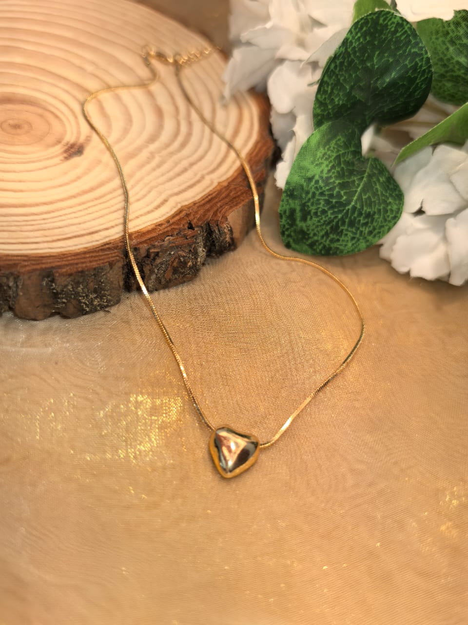 Serena Liquid Heart Necklace