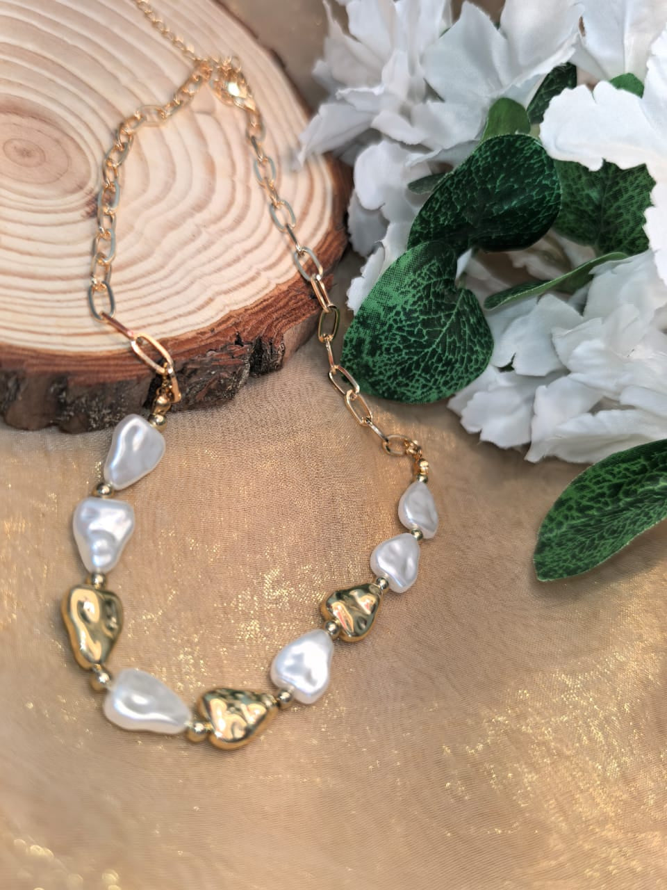 Amara Baroque Gold Necklace